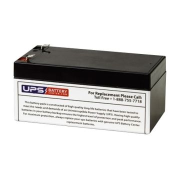 Henglypower 12V 3.2Ah HL1232 Replacement Battery with F1 Terminals