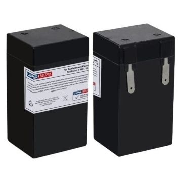 HKBil 6V 2.3Ah 3FM2.3 Replacement Battery with Tab Terminals