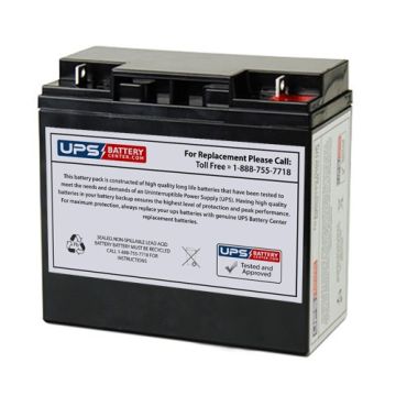 IBT 12V 20Ah BT20-12GEL Battery with F3 Terminals