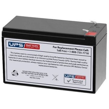 Koyama 12V 7.5Ah NP7.5-12 Replacement Battery with F1 Terminals