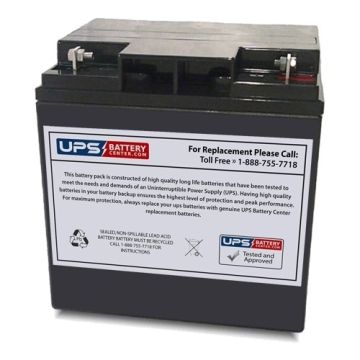 Kweight Power 12V 26Ah KW 12-26H Replacement Battery with F3 Terminals