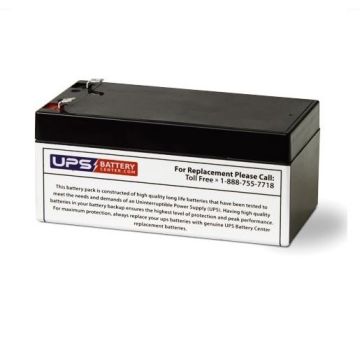 Kweight Power 12V 3.3Ah KW 12-3.3 Replacement Battery with F1 Terminals