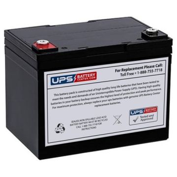 LCB 12V 35Ah ES30-12 Battery with F9 - Insert Terminals