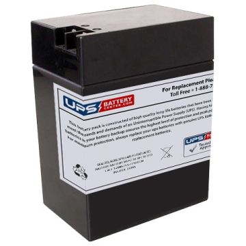 LongWay 6V 14Ah 3FM14 Battery with +F2 -F1 Terminals