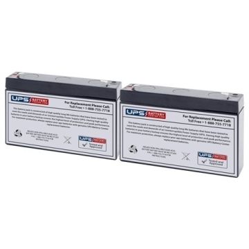 Middle Atlantic Select Series UPS 500VA UPS-S500R Compatible Replacement Battery Set