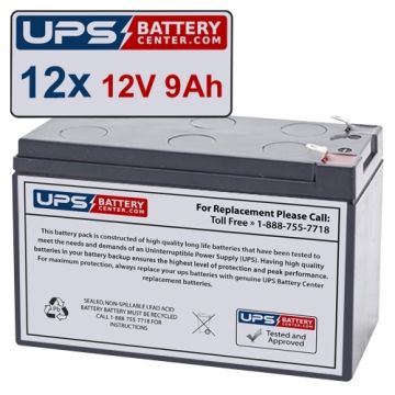 Middle Atlantic Premium Online Series UPS 3000VA UPS-OLRBP-2 Compatible Replacement Battery Set