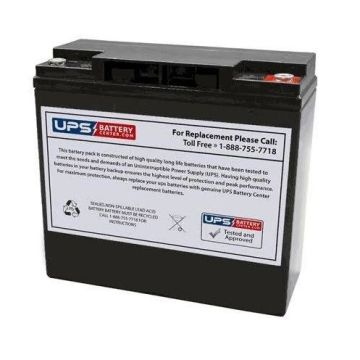 Ostar Power 12V 20Ah OP12200 Battery with M5 - Insert Terminals