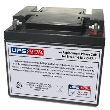 IDEALPOWER ELHR-12V-42AH 12V 45Ah Compatible Replacement Battery