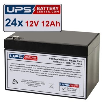  PowerVar Security Plus 15000VA ABCDEF15.0-22 Compatible Battery Set