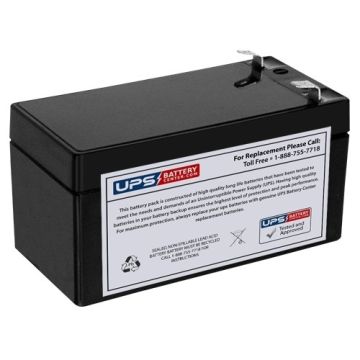 RIMA 12V 1.2Ah UN1.2-12 Battery with F1 Terminals