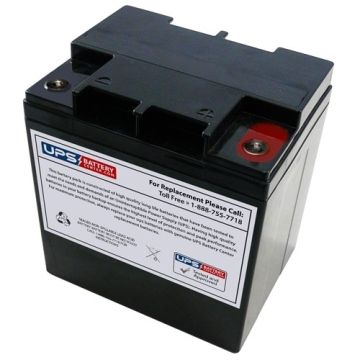 RIMA 12V 24Ah UN24-12SX Battery with M5 - Insert Terminals