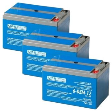 Rosso Motors Cobra Green Scooter 36V 12Ah Battery Set