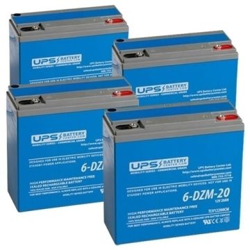 T4B Single Mobility 48V 20Ah Battery Set