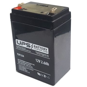 Tianchang 12V 2.6Ah TC12-2.6 Replacement Battery with F1 Terminals