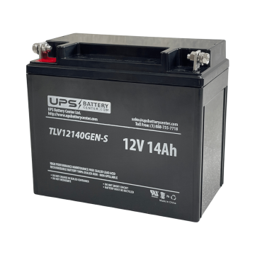 TLV12140GEN - 12V 14Ah Sealed Lead Acid Battery with F3 Terminals
