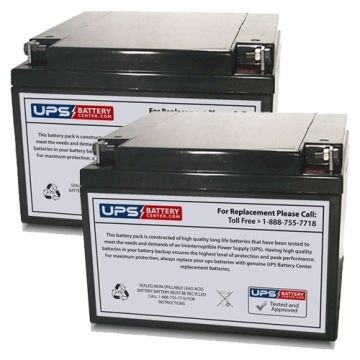 Vickers 500 TI Globetrotter Compatible Battery Set