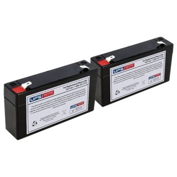 Vickers Oxycare Oxygen Monitor OC68-1 Compatible Battery Set