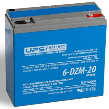 Enerwatt 12V 20Ah WPHR12-22 Battery with M5 - Insert Terminals