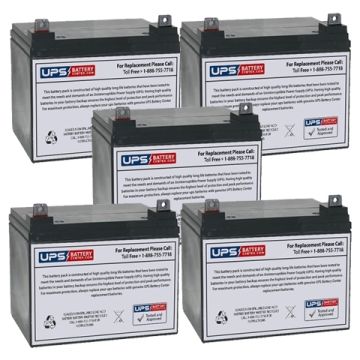 Zap Zapino Electric Scooter (5) 12V 35Ah Replacement Batteries